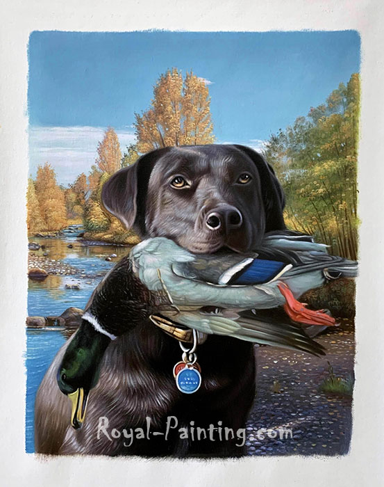 Customized Oil Painting For Pet